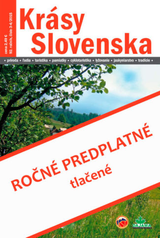 Ročné predplatné časopisu Krásy Slovenska – tlačené (od 7-8/2018)